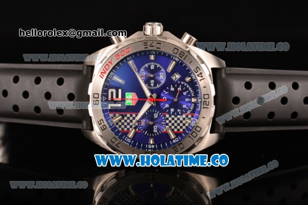 Tag Heuer Formula 1 Miyota OS20 Quartz Steel Case with Blue Dial and Stick Markers - Click Image to Close